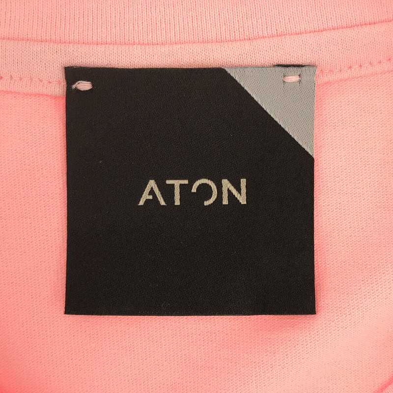 ATON / エイトン コットン クルーネック Tシャツ