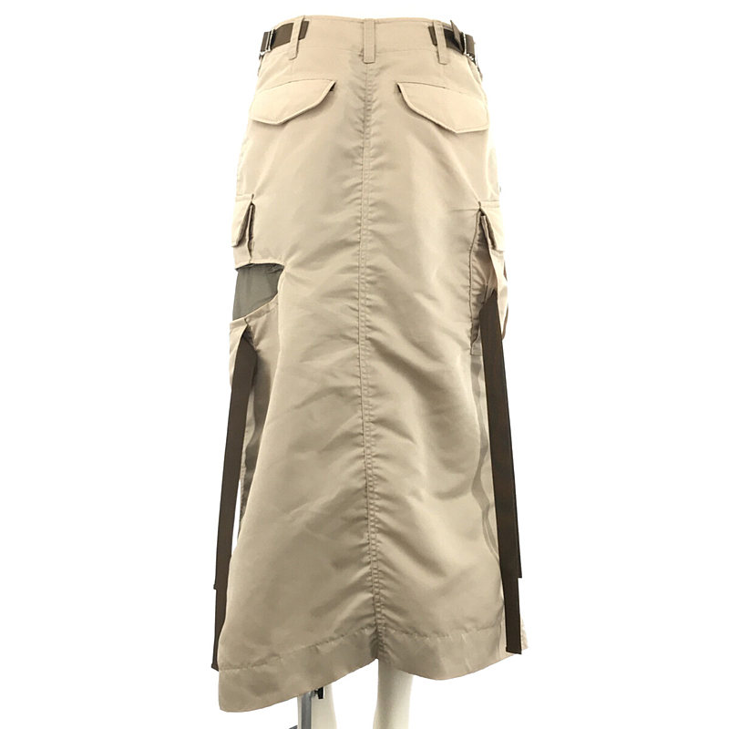 sacai / サカイ Nylon Twill Skirt ナイロン ツイル ミックス スカート