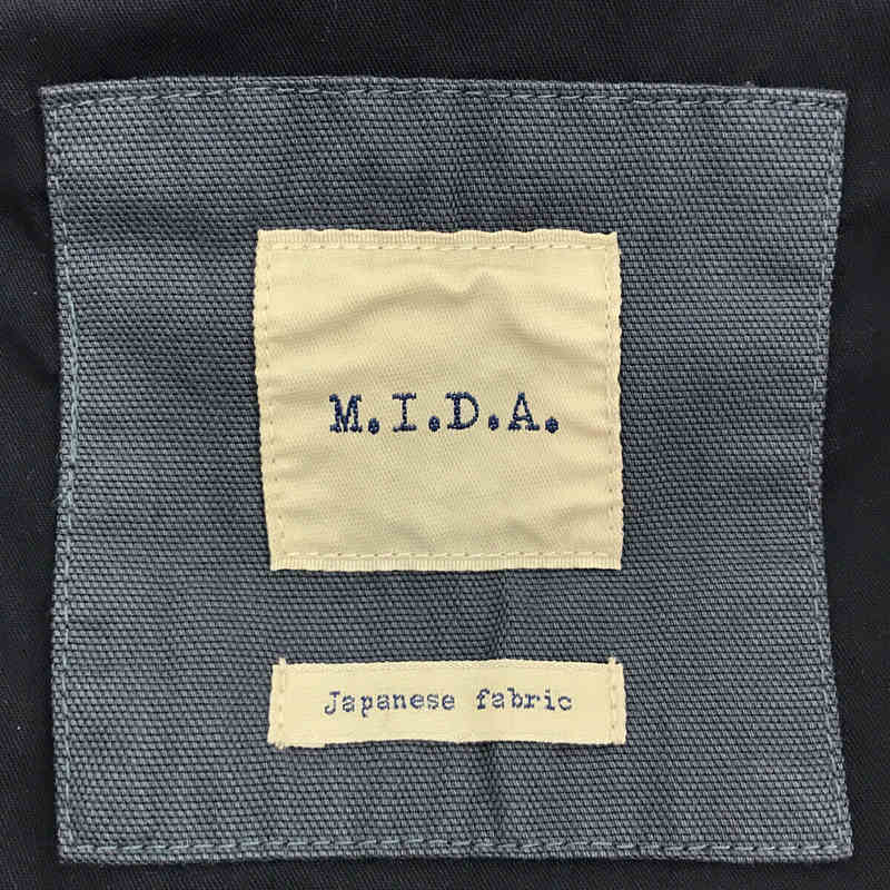 M.I.D.A. / ミダ フルジップ ダブルフラップポケット ブルゾン ジャケット