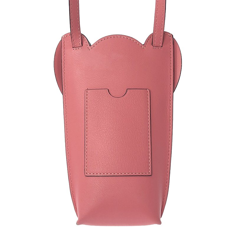 LOEWE / ロエベ Elephant Pocket leather shoulder bag / アナグラム エレファントポケット レザー ショルダーバッグ