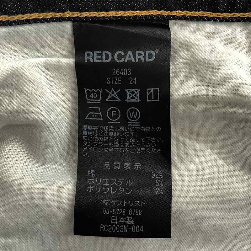 RED CARD / レッドカード Anniversary Slim Tapered デニムパンツ