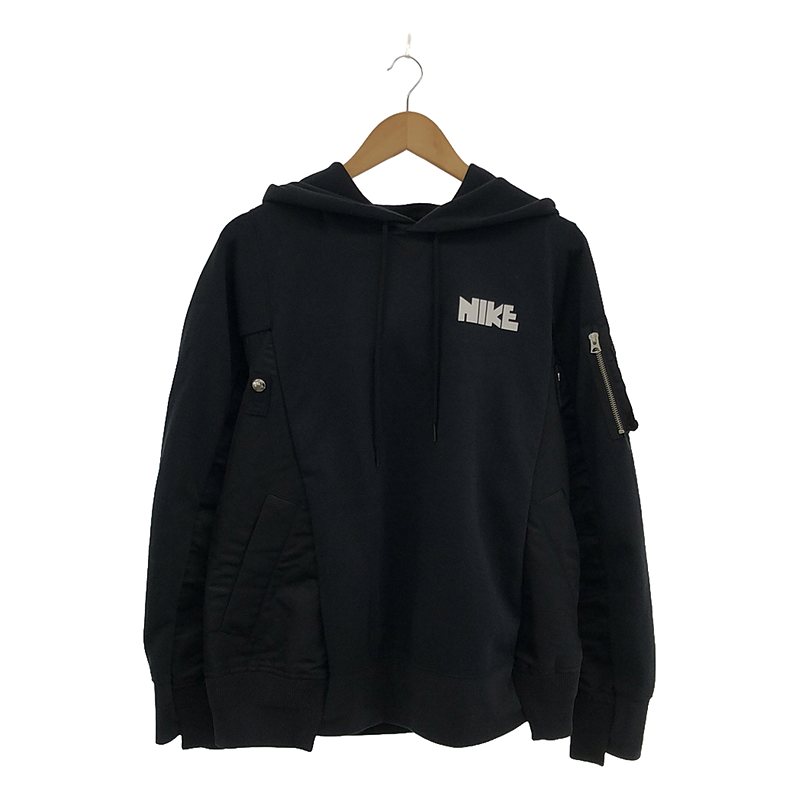 × NIKE / ナイキ NRG HOODY  / 異素材 ドッキング スウェットフーディ