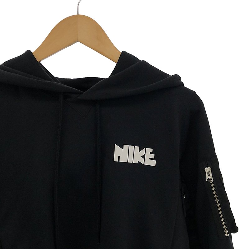 sacai / サカイ × NIKE / ナイキ NRG HOODY  / 異素材 ドッキング スウェットフーディ