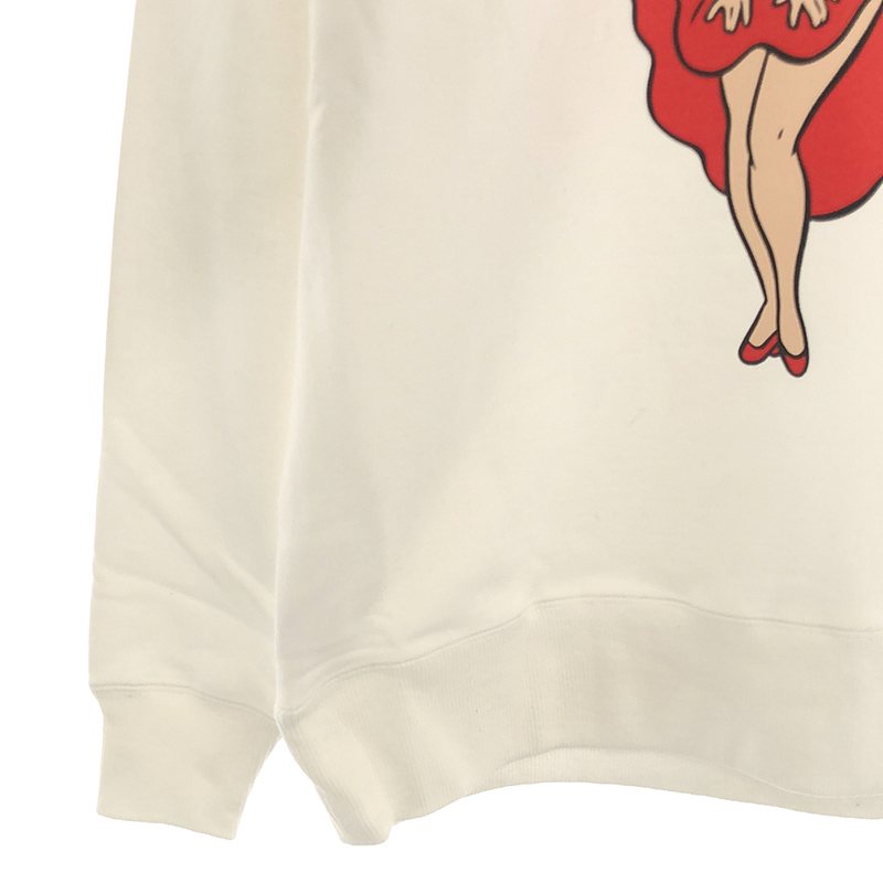 GOD SELECTION XXX / ゴッドセレクション × BETTY BOOP / ベティ・ブープ  CREW NECK SHIRT / 両面プリントスウェット