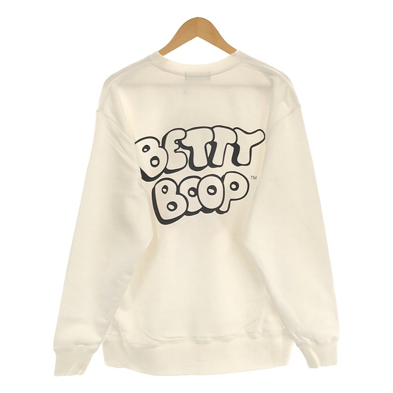 GOD SELECTION XXX / ゴッドセレクション × BETTY BOOP / ベティ・ブープ  CREW NECK SHIRT / 両面プリントスウェット