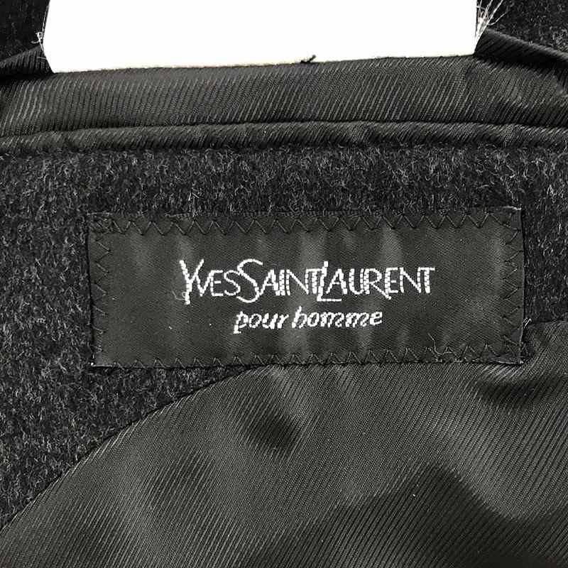 YVES SAINT LAURENT / イヴサンローラン × LAVORAZIONE SARTORIALE Cashmere & Wool  / カシミヤ ウール オーバーコート / 総裏地