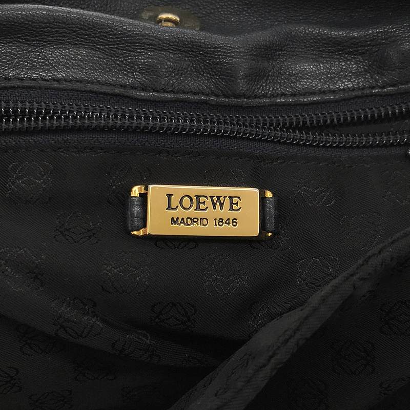 LOEWE / ロエベ フラメンコ ロゴ型押し ショルダーバッグ