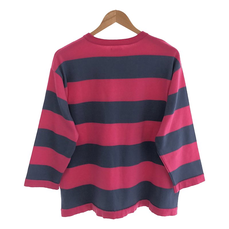 maillot / マイヨ Wide Border Long Tee ワイドボーダーロングTシャツ ユニセックス