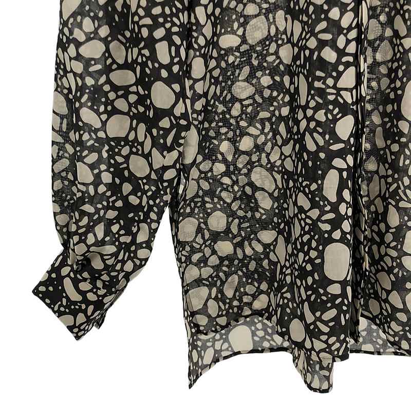 HYKE / ハイク PEBBLE PRINTED BLOUSE ペブルプリントブラウス