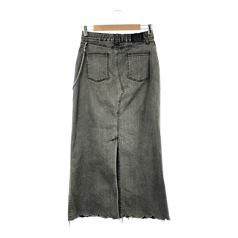 GOOD GRIEF / グッドグリーフ GOOD GRIEF!  DENIM LONG SKIRT with chain