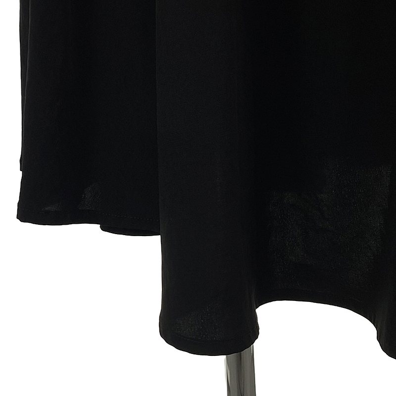 Y's / ワイズヨウジヤマモト TRIACETATE POLYESTER CREPE de CHINE YOKE SKIRT / アシンメトリー ギャザー スカート