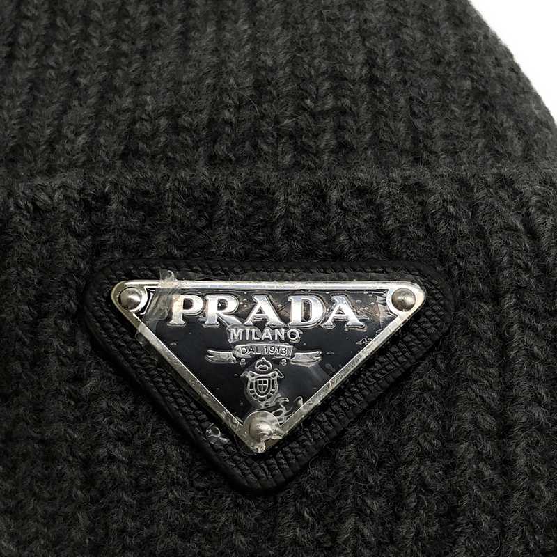 PRADA / プラダ UMD489 / カシミヤ ウール ビーニーキャップ / ニット帽 / ユニセックス