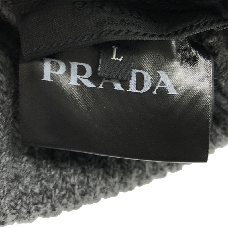 PRADA / プラダ UMD489 / カシミヤ ウール ビーニーキャップ / ニット帽 / ユニセックス