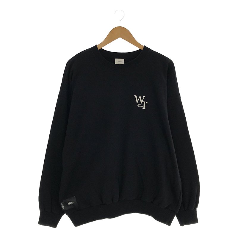 SNEAK LOCKS SWEATER COTTON ロゴプリント クルーネックスウェット