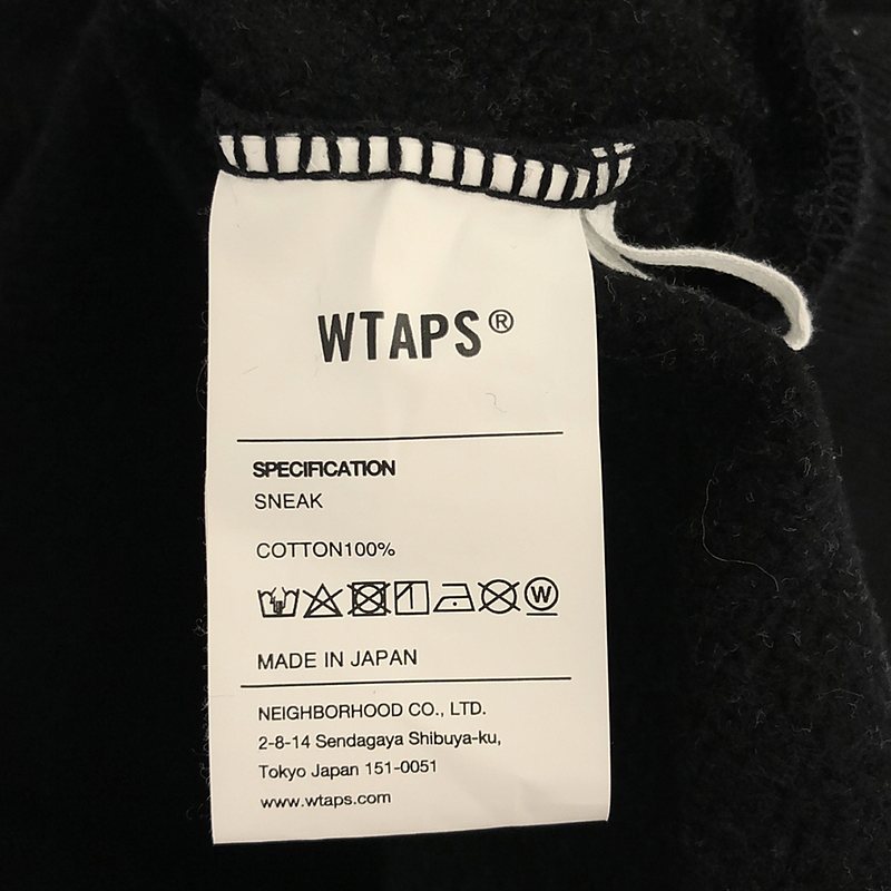 WTAPS / ダブルタップス SNEAK LOCKS SWEATER COTTON ロゴプリント クルーネックスウェット