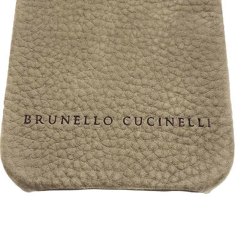 BRUNELLO CUCINELLI / ブルネロクチネリ iPhone / アイフォーン レザー スマホケース / カバー