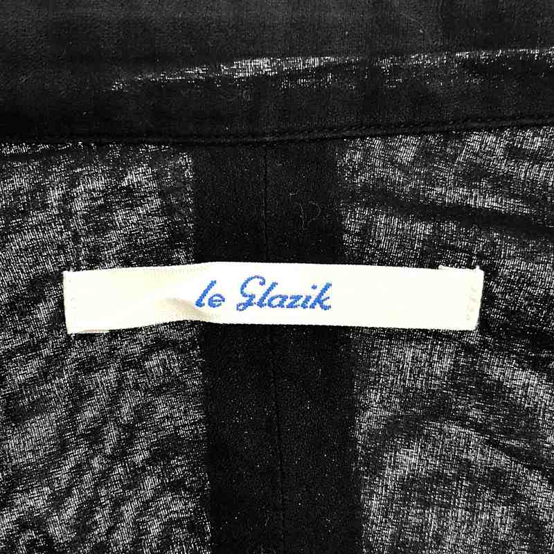 le glazik / ルグラジック コットン オープンカラーシャツ