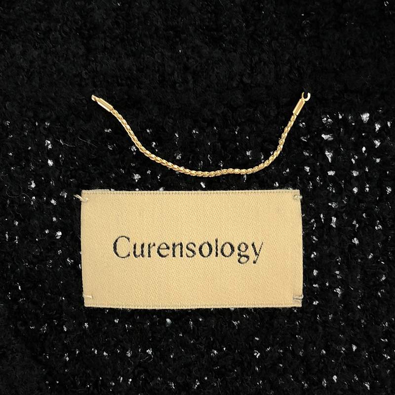 Curensology / カレンソロジー ツイーディヤーンニットベスト