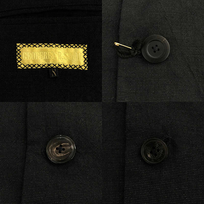 GEOFFREY B.SMALL / ジェフリーBスモール L. Parisotto wool & silk suiting  jacket × trouser / セットアップ シングルジャケット × スラックスパンツ / 総裏地