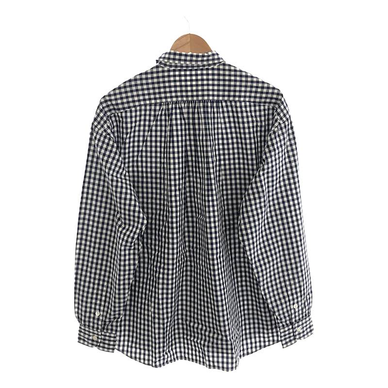 PORTER CLASSIC / ポータークラシック ROLL UP GINGHAM CHECK SHIRT / ロールアップ ギンガムチェック シャツ