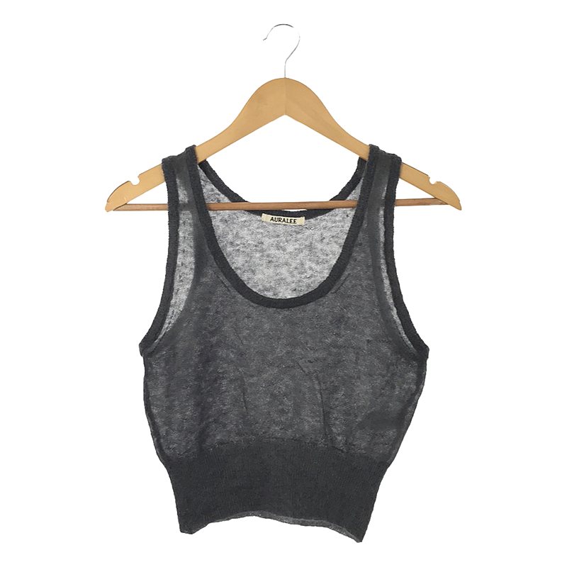 KID MOHAIR SHEER KNIT TANK / キッド モヘヤ ニット タンクトップ