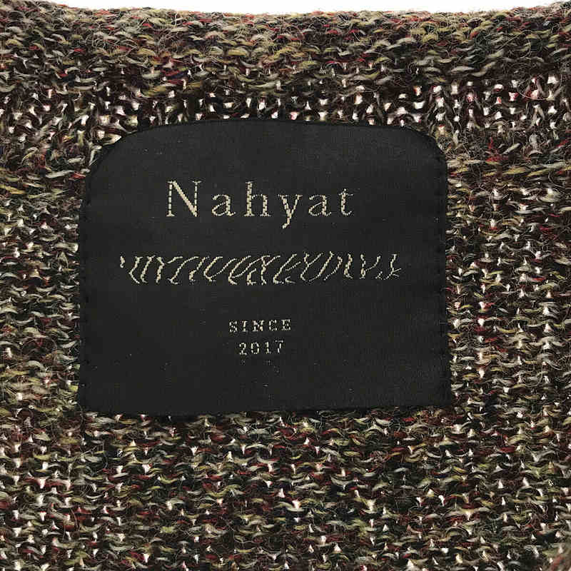 Nahyat / ナヤット n-004 / ウールニットプルオーバー
