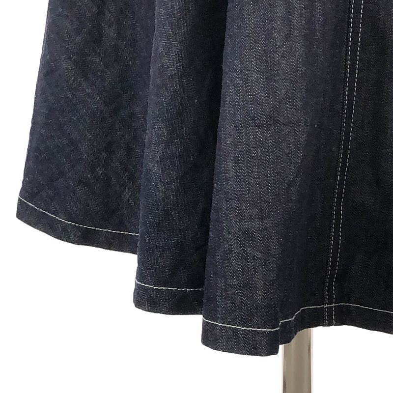 foufou / フーフー super flare denim skirt スカート