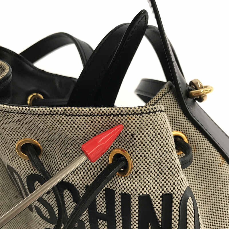 MOSCHINO / モスキーノ ロゴ 2way ショルダーバッグ
