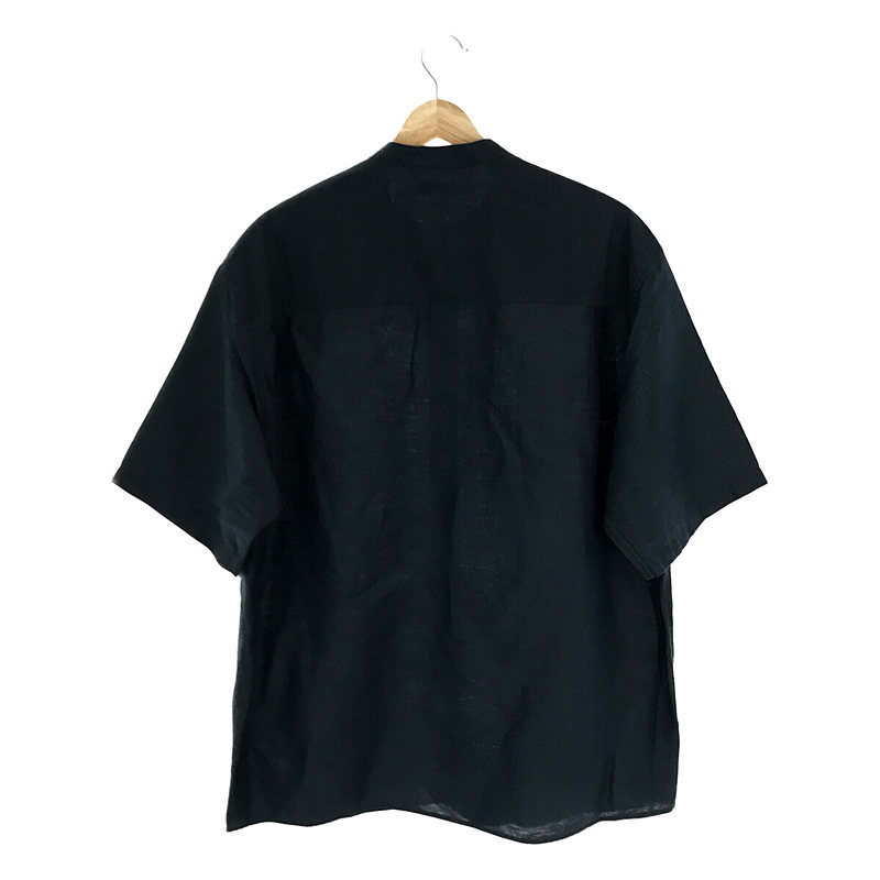 BEAUTY&YOUTH / ビューティーアンドユース BY WRINKLE ストライプ バンドカラー ボックスシャツ