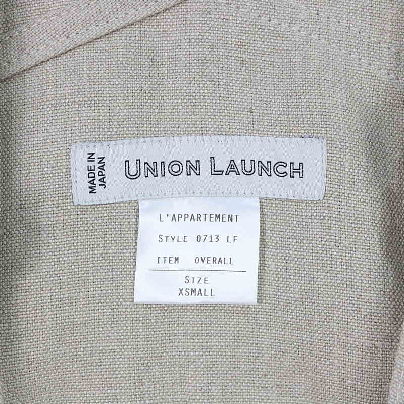 UNION LAUNCH / ユニオンランチ L'Appartement取扱 Linen Over All Skirt オーバーオールスカート