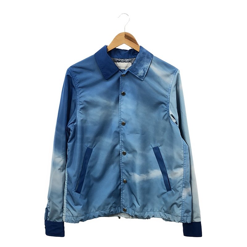 WATTEAU PLEATS COACH JACKET LANDSCAPE ヴァトープリーツ コーチジャケット