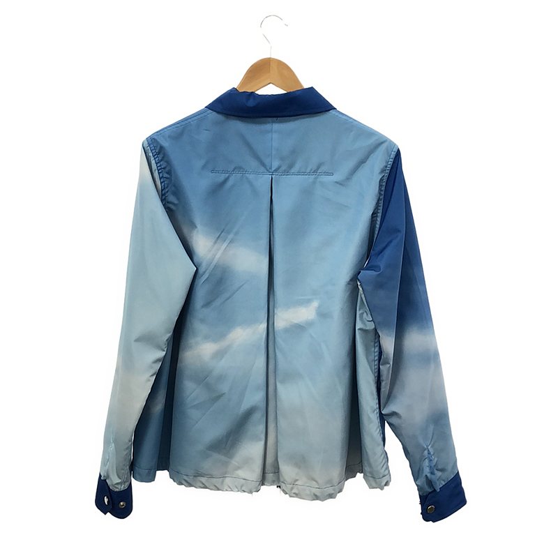 FUMITO GANRYU / フミトガンリュウ WATTEAU PLEATS COACH JACKET LANDSCAPE ヴァトープリーツ コーチジャケット