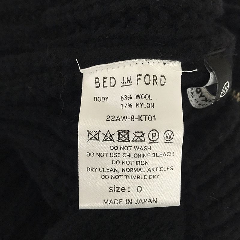 BED J.W. FORD / ベッドフォード Sailor Collar Knitセーラーカラー ニットジャケット