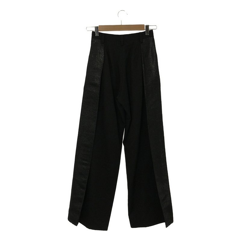 sulvam / サルバム WOMENS GLITTER SWITCHING TROUSERS グリッター スイッチングトラウザー