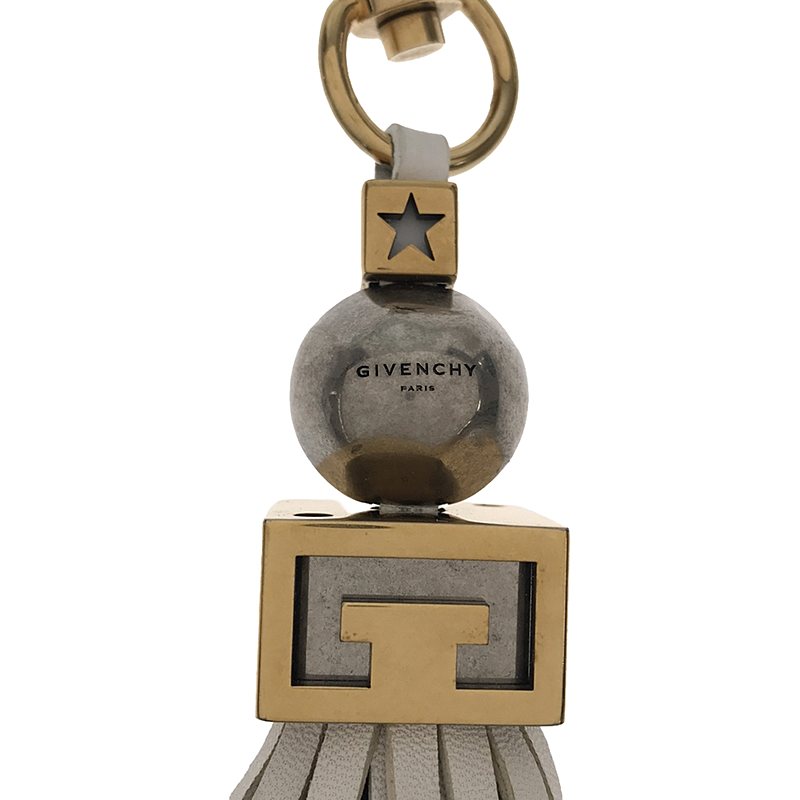 GIVENCHY / ジバンシィ KEYRING LG TASSEL / レザー タッセル チャーム キーホルダー