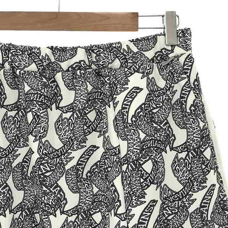 JUVENILE HALL ROLLCALL / ジュベナイルホールロールコール 総柄プリント サルエルショートパンツ