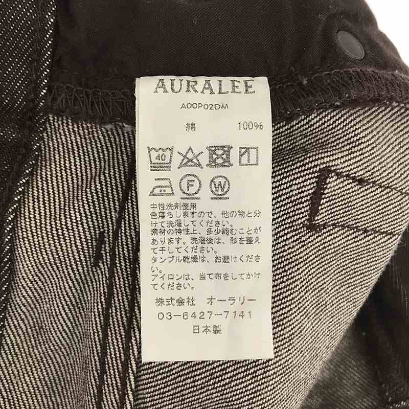 AURALEE / オーラリー HARD TWIST DENIM 5P PANTS / ハードツイスト デニムパンツ