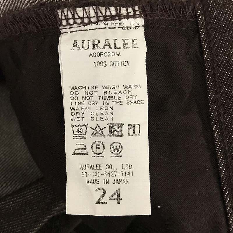 AURALEE / オーラリー HARD TWIST DENIM 5P PANTS / ハードツイスト デニムパンツ