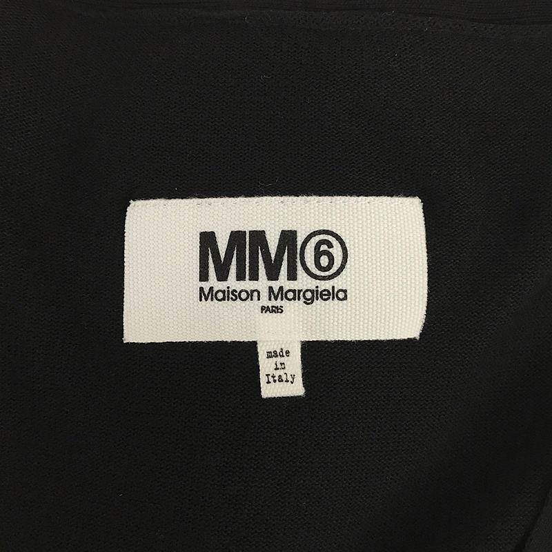 MM6 Maison Margiela / エムエムシックスメゾンマルジェラ バックロゴ Vネック ロングカーディガン