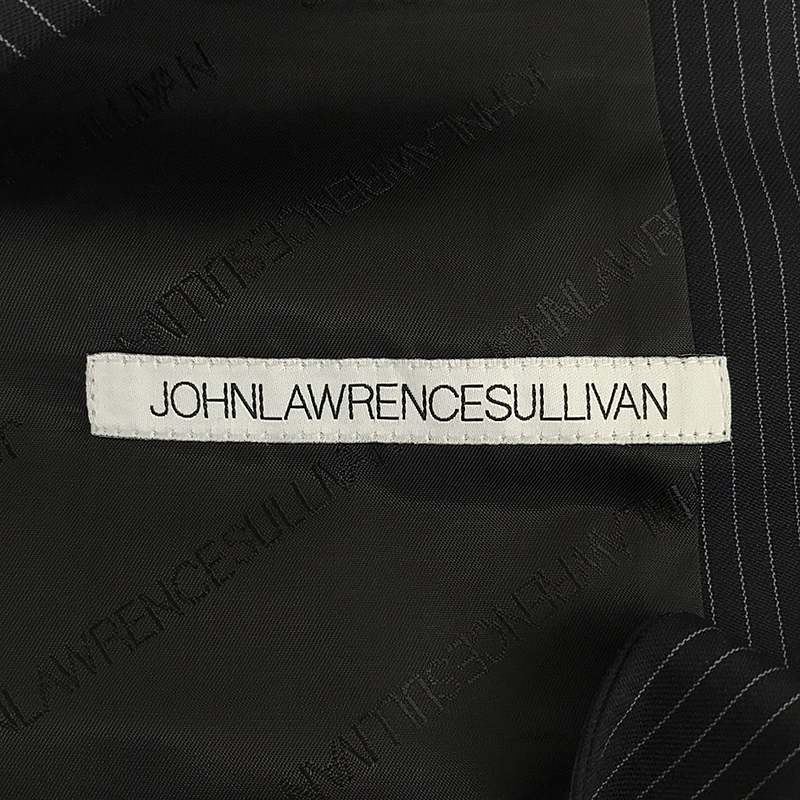 JOHN LAWRENCE SULLIVAN / ジョンローレンスサリバン STRIPE SLEEVELES CROPPED JACKET ストライプ スリーブレス クロップドジャケット ベスト