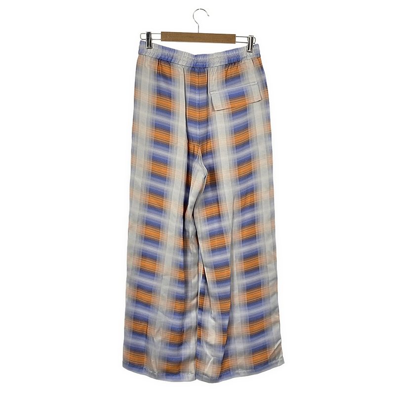 BED J.W. FORD / ベッドフォード Plaid Wide Trousers チェック ワイドイージーパンツ