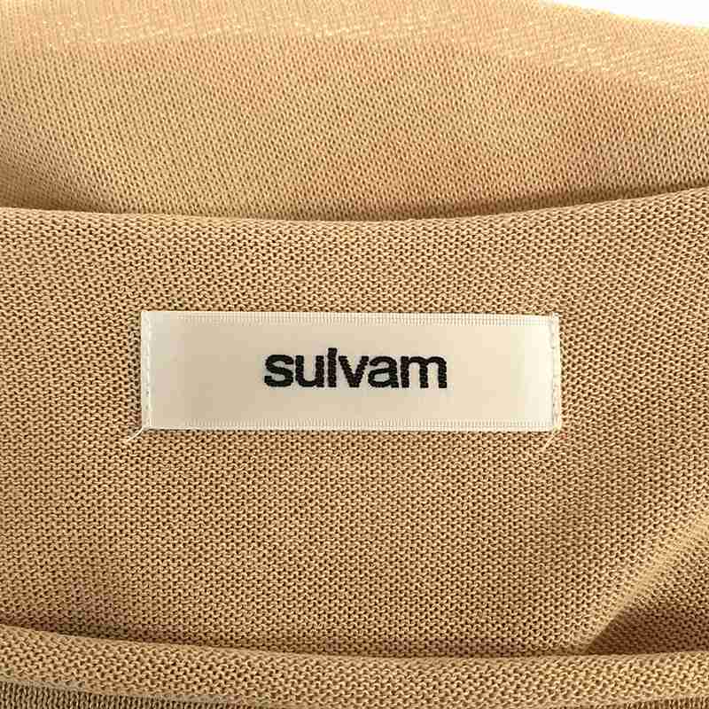 sulvam / サルバム SEE-TROUGH OVER KNIT シースルー オーバーサイズニット