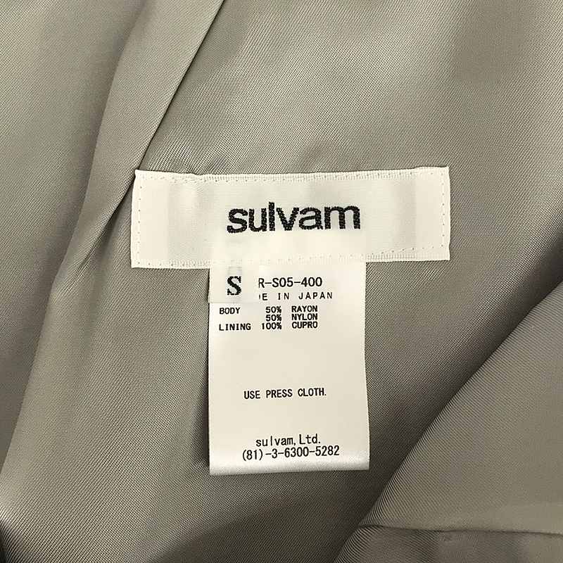sulvam / サルバム WOMENS TIGHT SLIT SKIRT タイト スリットスカート