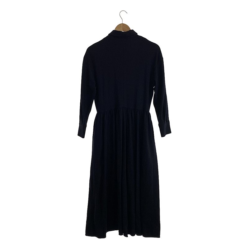 ebure / エブール ウール シャツワンピース