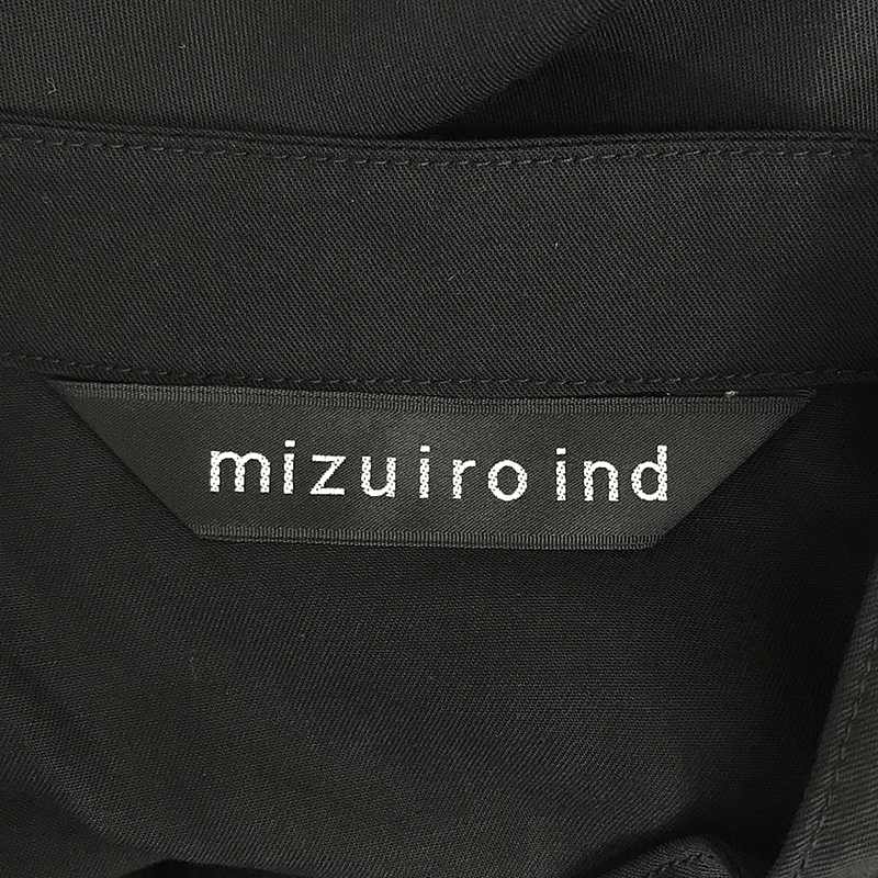 mizuiroind / ミズイロインド バンドカラー シャツワンピース