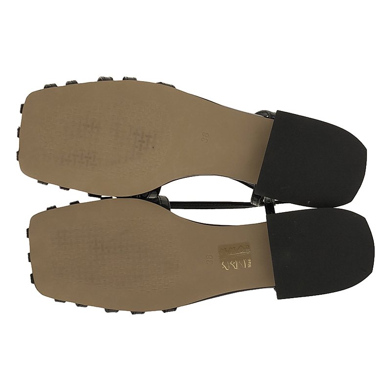 ELVIO ZANON / エルビノザノン ホースビット フラットサンダル