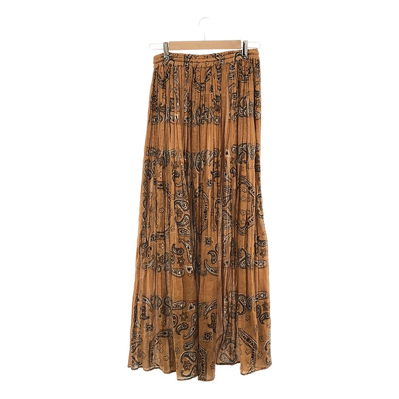 NOWOS / ノーウォス Bandanna print skirt スカート