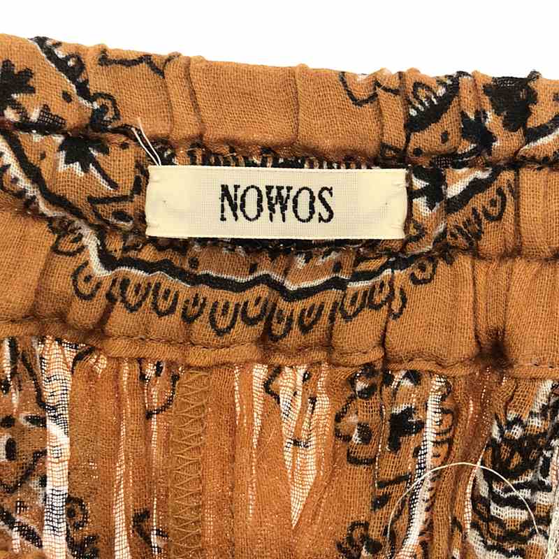 NOWOS / ノーウォス Bandanna print skirt スカート