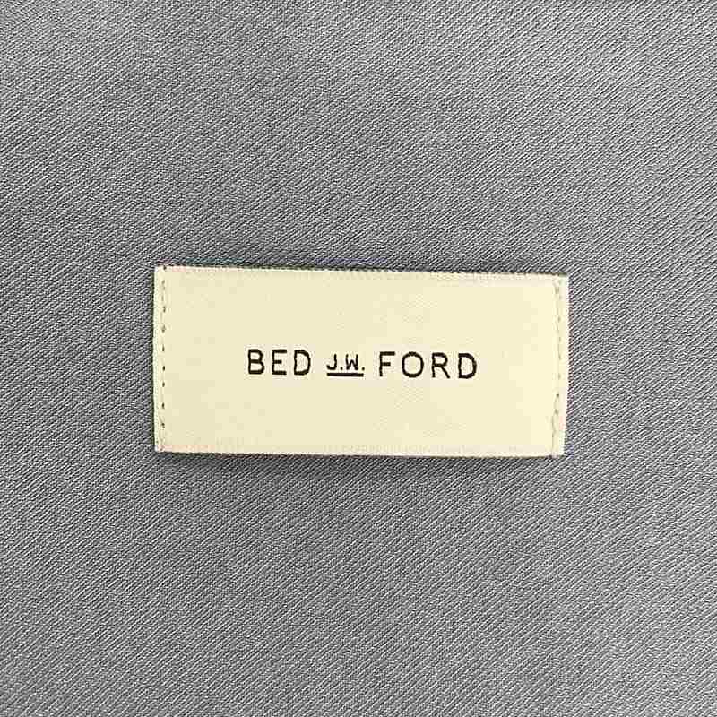 BED J.W. FORD / ベッドフォード Inner Blouson スカーフ コサージュ付き ジップアップジャケット