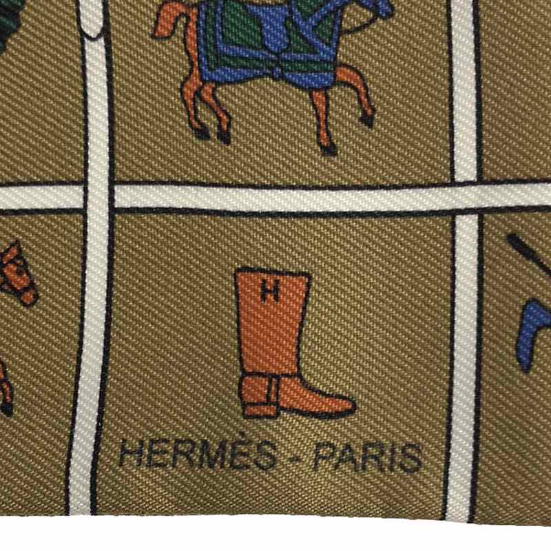 HERMES / エルメス Couvertures Nouvelles silk 100％ / ツイリー  スカーフ